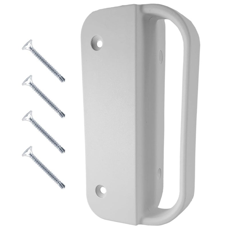 Jake Sales Universal Nylon GATE Handle -White: Pull Works with Wood, Metal, or Vinyl Gates. (1 Pack) - Image 1